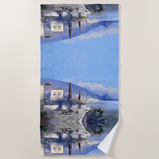 Serviette de plage de villas de côte d'océan de (Devant)