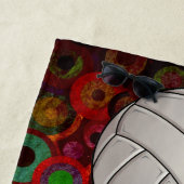 Serviette de plage de volley-ball (En situation)