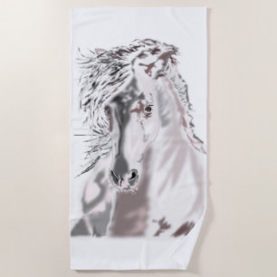Serviette de plage de White Horse
