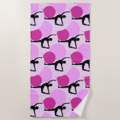 Serviette de plage de yoga (Devant)