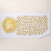 SERVIETTE DE PLAGE DÉCLENCHEMENT DU SOUFFLE (Devant)