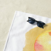 SERVIETTE DE PLAGE DÉCLENCHEMENT DU SOUFFLE (En situation)