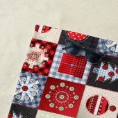 Serviette De Plage Décor de Noël (En situation)