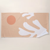 Serviette De Plage Découpes Abstraites Matisse (Devant)