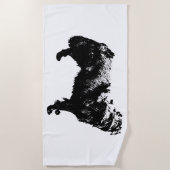 Serviette De Plage Défilé d'octobre (Devant)