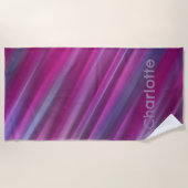 Serviette De Plage Dégradé Ombre rose (Devant)