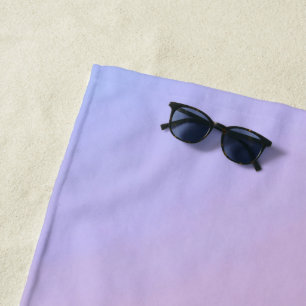 Serviette De Plage Dégradé pastel de barbe à papa rêveur