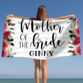 Serviette De Plage Demoiselle d'honneur de la mère de la mariée Perso