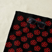 Serviette De Plage Demon Flag (En situation)