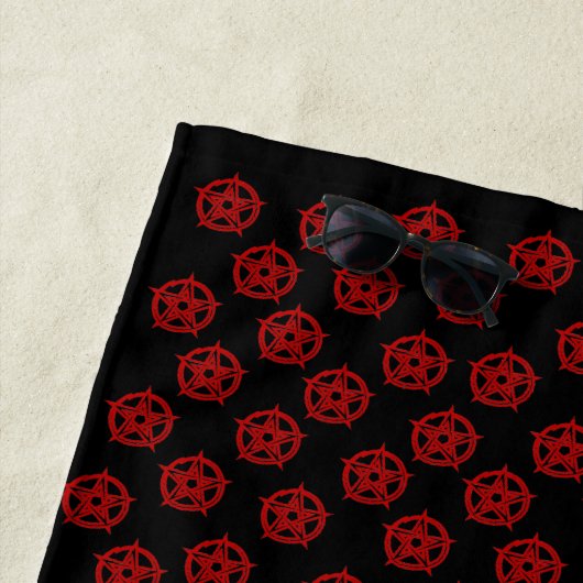 Serviette De Plage Demon Flag (En situation)