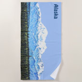 Serviette De Plage Denali (Mt. McKinley) (Devant)