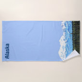 Serviette De Plage Denali (Mt. McKinley) (Devant)
