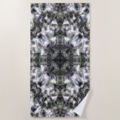 Serviette De Plage Dentelle d'argent (Devant)