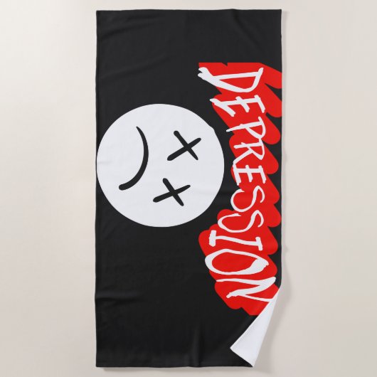 Serviette De Plage Dépression (Devant)