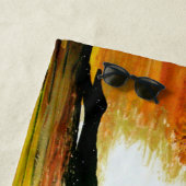 Serviette De Plage Dernier appel (En situation)