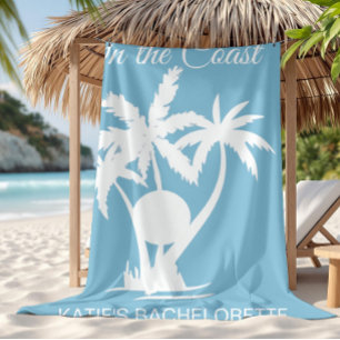 Serviette De Plage Dernier Toast Sur la côte Bachelorette