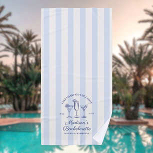 Serviette De Plage Dernier Toast Sur La Côte Bleu Dusty