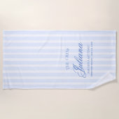 Serviette De Plage Dernier toast sur la côte | L'Équipage (Devant)