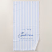 Serviette De Plage Dernier toast sur la côte | L'Équipage (Devant)