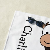 Serviette de plage des enfants faits sur commande (En situation)