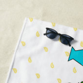 Serviette de plage des Îles Vierges américaines (En situation)