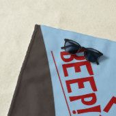 Serviette De Plage Des ours conduisant un camion d'ordures (En situation)