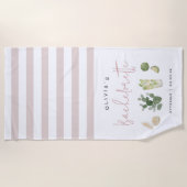 Serviette De Plage Désert Boho Enterrement de Vie de Jeune Fille Pers (Devant)