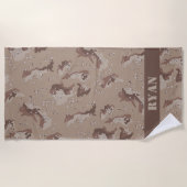 Serviette De Plage Desert Camo (Devant)