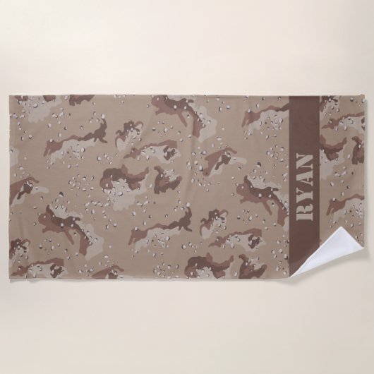 Serviette De Plage Desert Camo (Devant)