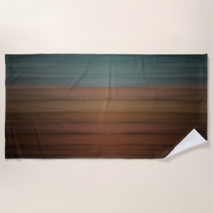Serviette De Plage Désert peint du Sud-Ouest Bois Faux