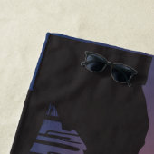 Serviette De Plage Desert Wolf Arizona Kokopelli Beach Towel (En situation)