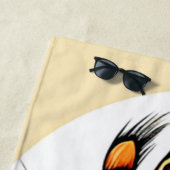Serviette De Plage Design de charme d'écureuil d'automne (En situation)