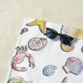 Serviette De Plage Design de plage simple et agréable (En situation)