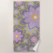 Serviette De Plage Design floral 10 (Devant)