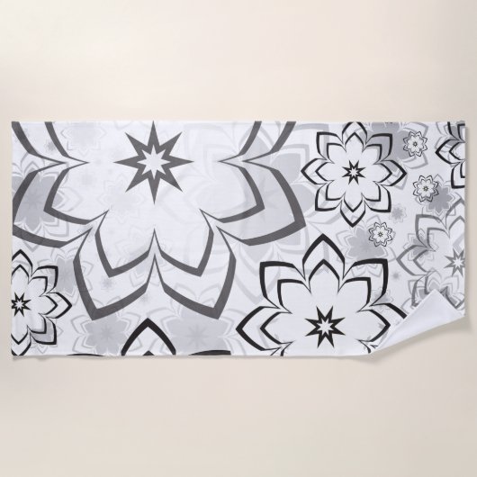 Serviette De Plage Design floral 11 (Devant)
