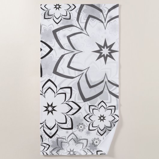 Serviette De Plage Design floral 11 (Devant)