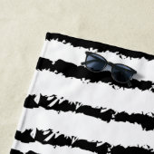 Serviette De Plage Design motif Carlin (En situation)