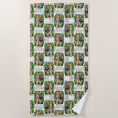 Serviette De Plage Design Motif de tigre (Devant)
