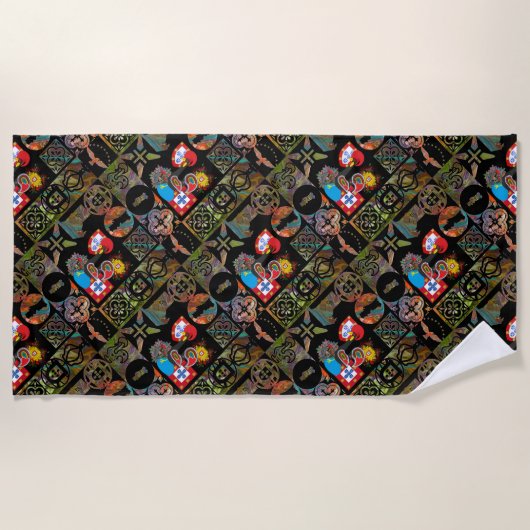 Serviette De Plage Design portugais (Devant)
