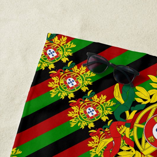 Serviette De Plage Design portugais (En situation)