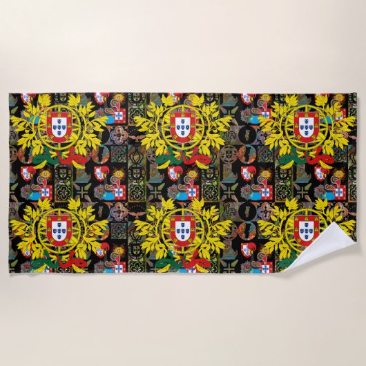 Serviette De Plage Design portugais (Devant)