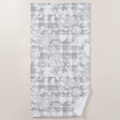 Serviette De Plage Design vertical vingt-sept (Devant)