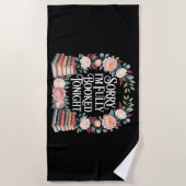 Serviette De Plage Désolé, je suis complet ce soir (Devant)