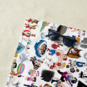 Serviette De Plage Dessins animés fous (En situation)