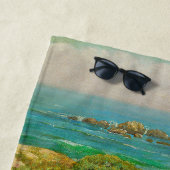 Serviette De Plage Destination de mariage de plage côtière à l'aquare (En situation)