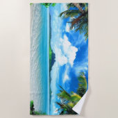 Serviette De Plage Destination de vacances (Devant)