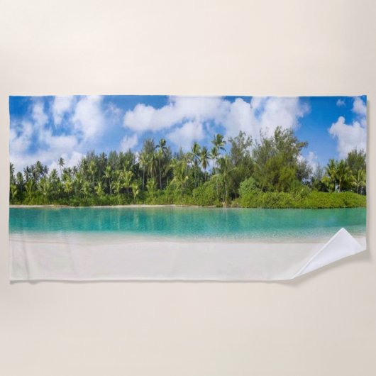 Serviette De Plage Destination vacances (Devant)