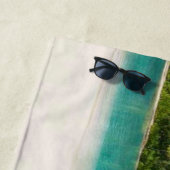 Serviette De Plage Destination vacances (En situation)