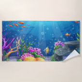 Serviette De Plage Destination vacances (Devant)