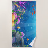 Serviette De Plage Destination vacances (Devant)